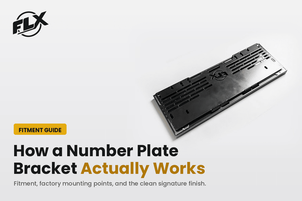 How a Number Plate Bracket Actually Works