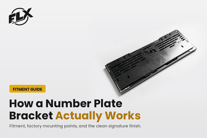 How a Number Plate Bracket Actually Works