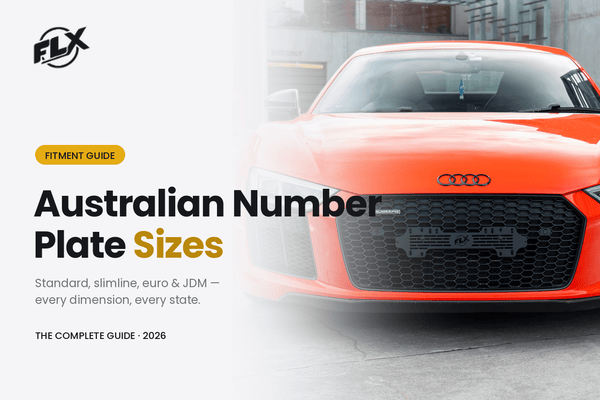 FLX Blog Post — Australian Number Plate Sizes Guide