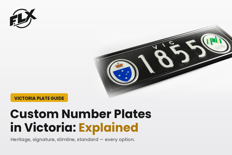 Custom Number Plates in Victoria: Every Option Explained