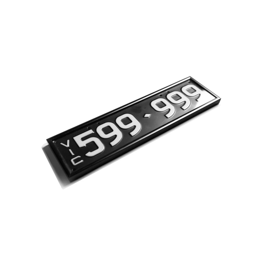 VIC | Number Plate Cover | Signature Conversion Kit - 6 Character/Digit Plates
