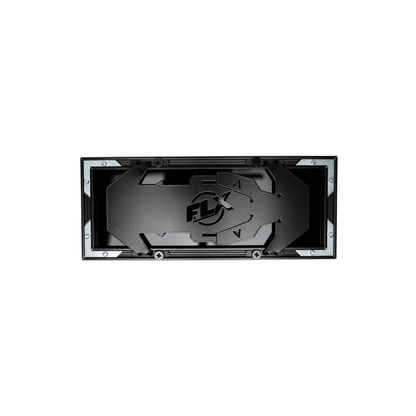 VIC | 4 Character Slimline Number Plate Cover — Frame, Panels, and Hidden Mounting Bracket