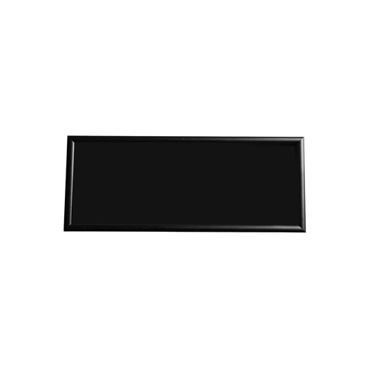 VIC 4 Character Slimline Number Plate Cover — Frame, Panels, and Hidden Mounting Bracket