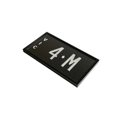 VIC Signature Plate Replacement Case — Frame & Panels (No Hidden Mount)