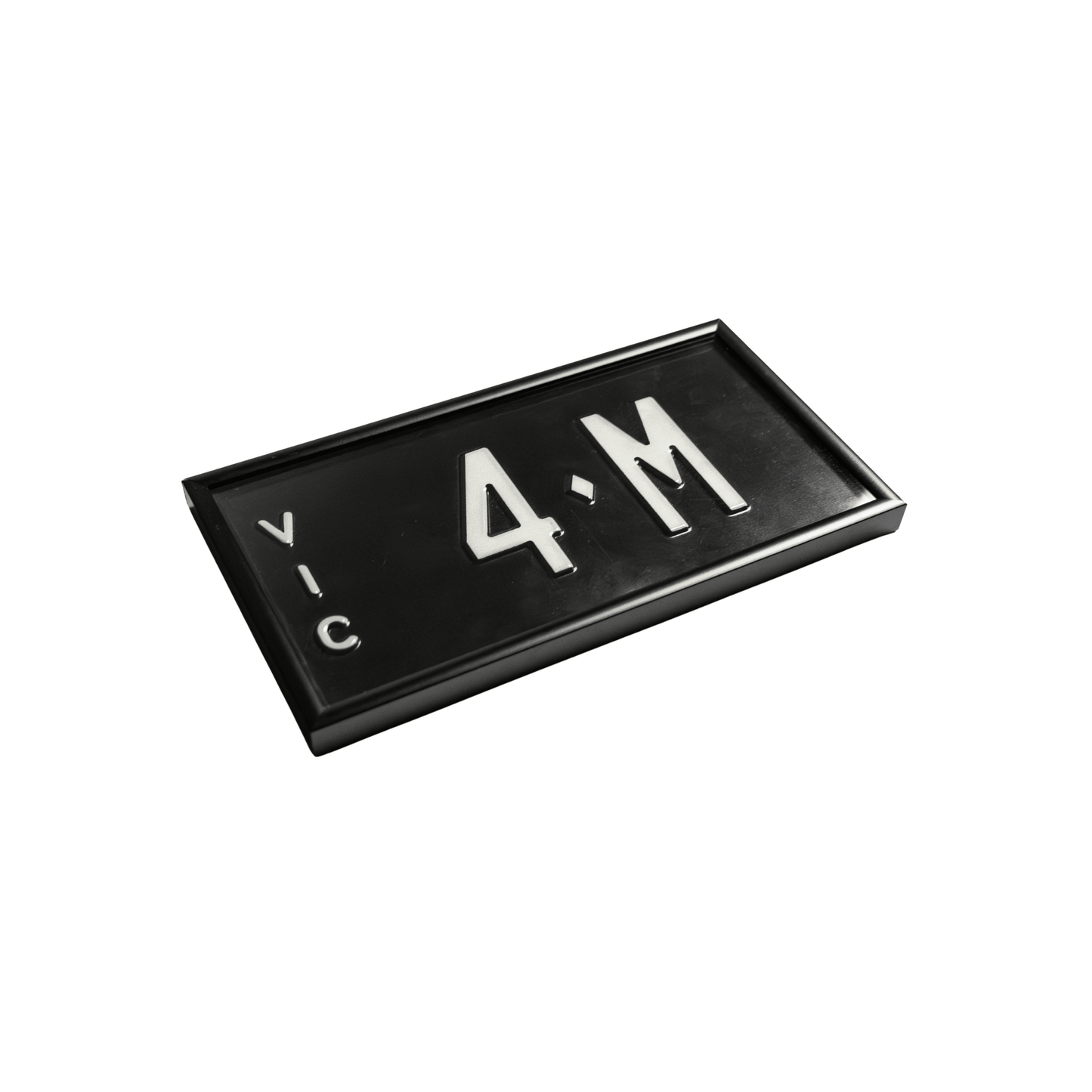 VIC Signature Plate Replacement Case — Frame & Panels (No Hidden Mount)
