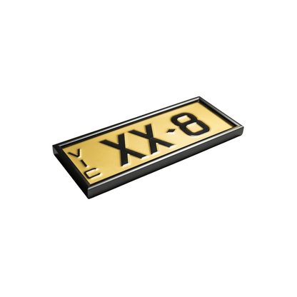 VIC Signature Plate Replacement Case — Frame & Panels (No Hidden Mount)