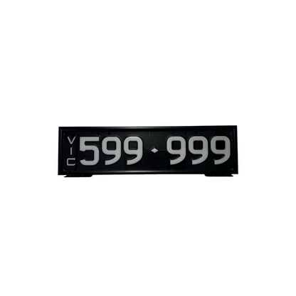 Number Plate Cover | Signature Conversion Kit - FLX 6 Character/digit VIC  Plates