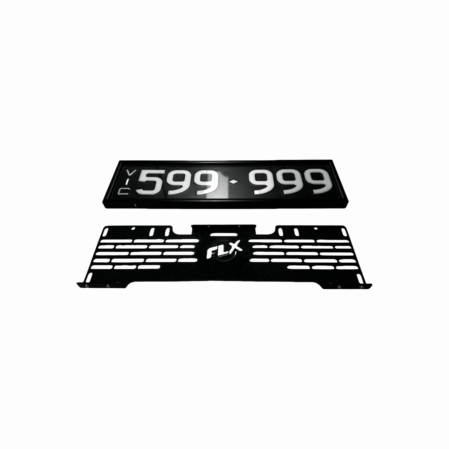 Number Plate Cover | Signature Conversion Kit - FLX 6 Character/digit VIC  Plates