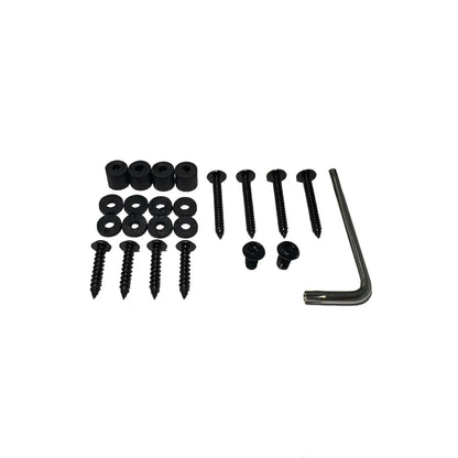 VIC | 6 Digit Heritage Number Plate Mount | Bracket FLX hawrdware with antitheft screws and key