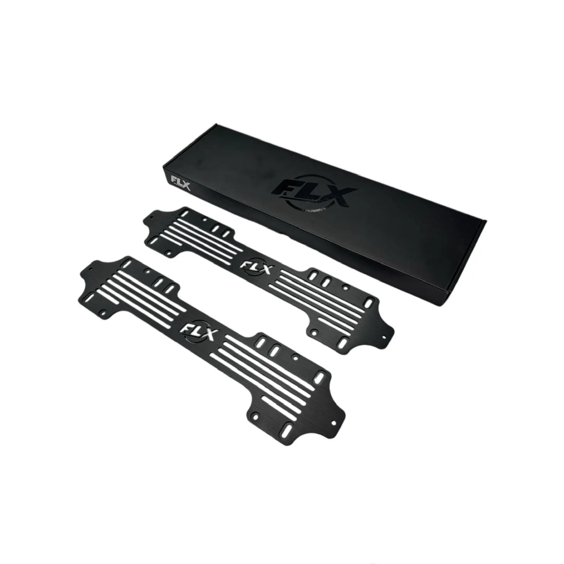 VIC | 6 Digit Heritage Number Plate Mount | Bracket FLX right angle view with box