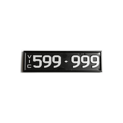 VIC Number Plate Cover | Signature Conversion Kit - 6 Character/Digit Plates