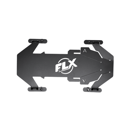 VIC | 4 Character Slimline Number Plate Cover — Frame, Panels, and Hidden Mounting Bracket