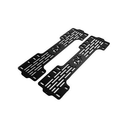 Vic 5 digit Heritage Number Plate Double Bracket Side View