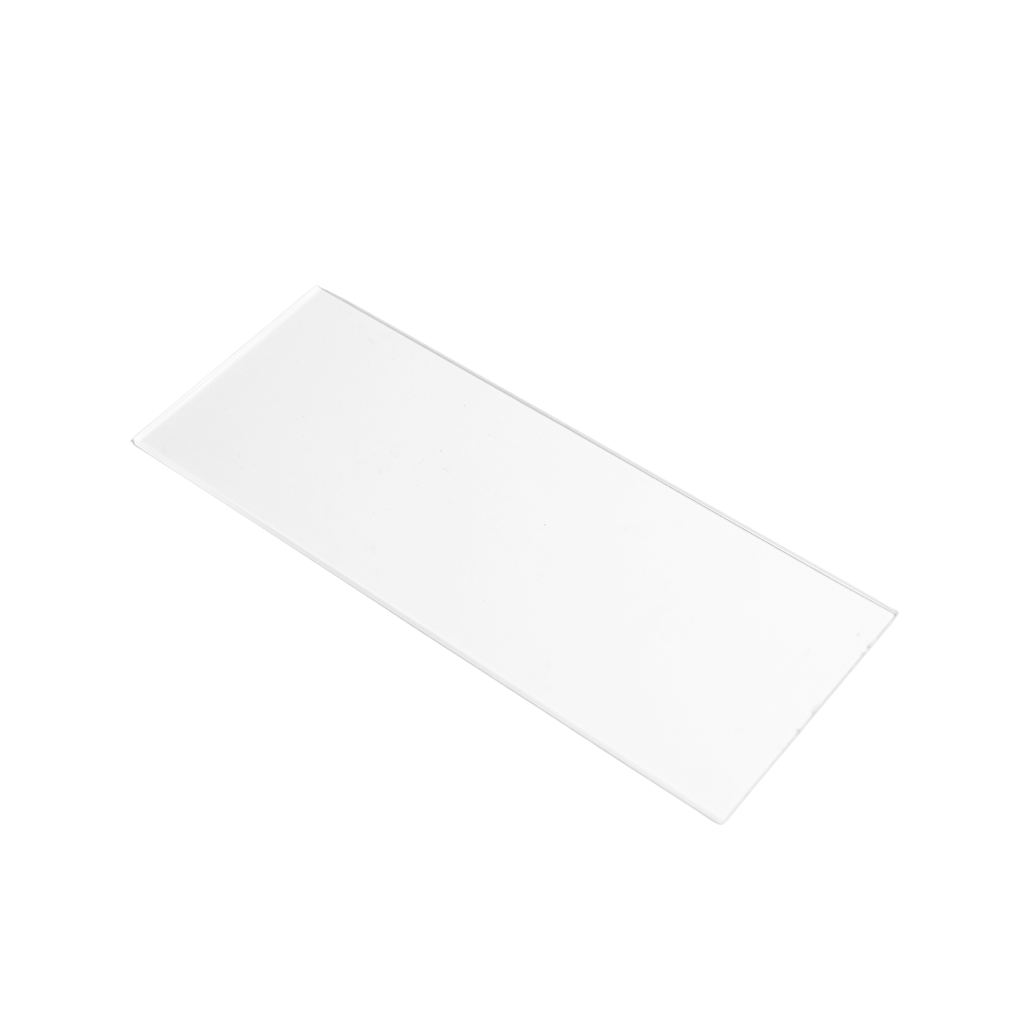 Vic Signature Plate Clear Panel Slimline Size Right View