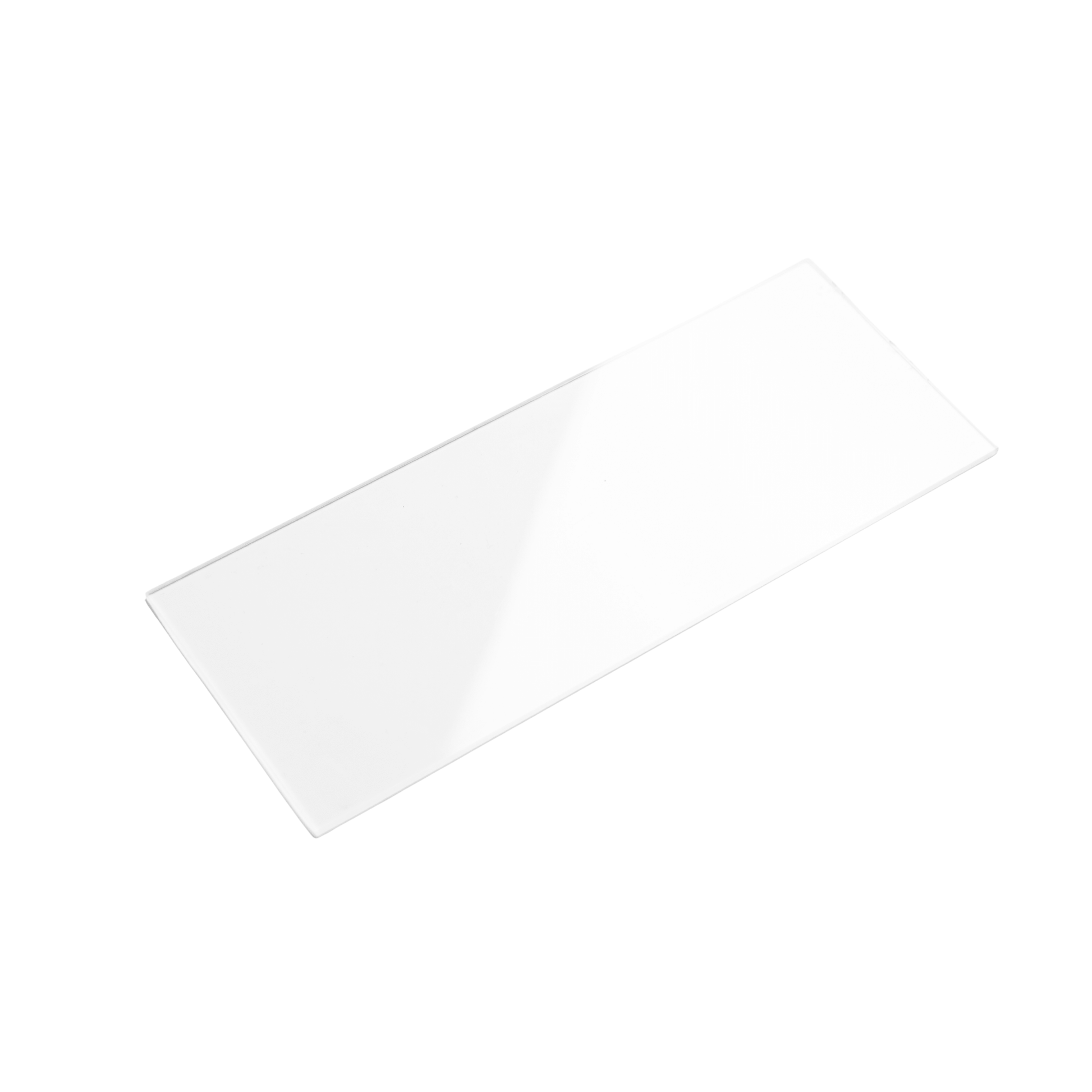 Vic Signature Plate Clear Panel Slimline Size Left View