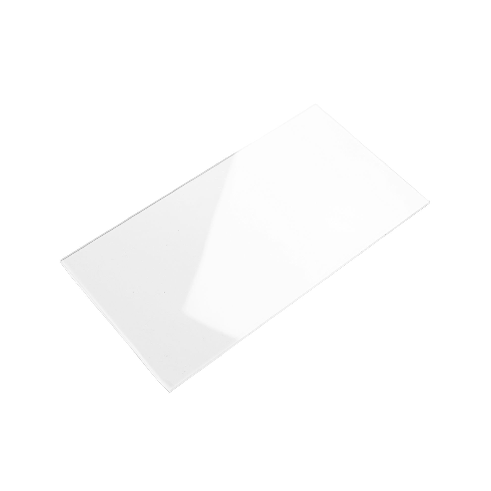 Vic Signature Plate Clear Panel Standard Size Left View
