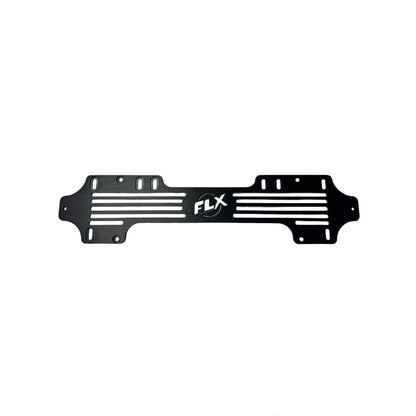 VIC | 6 Digit Heritage Number Plate Mount | Bracket FLX single bracket front face view